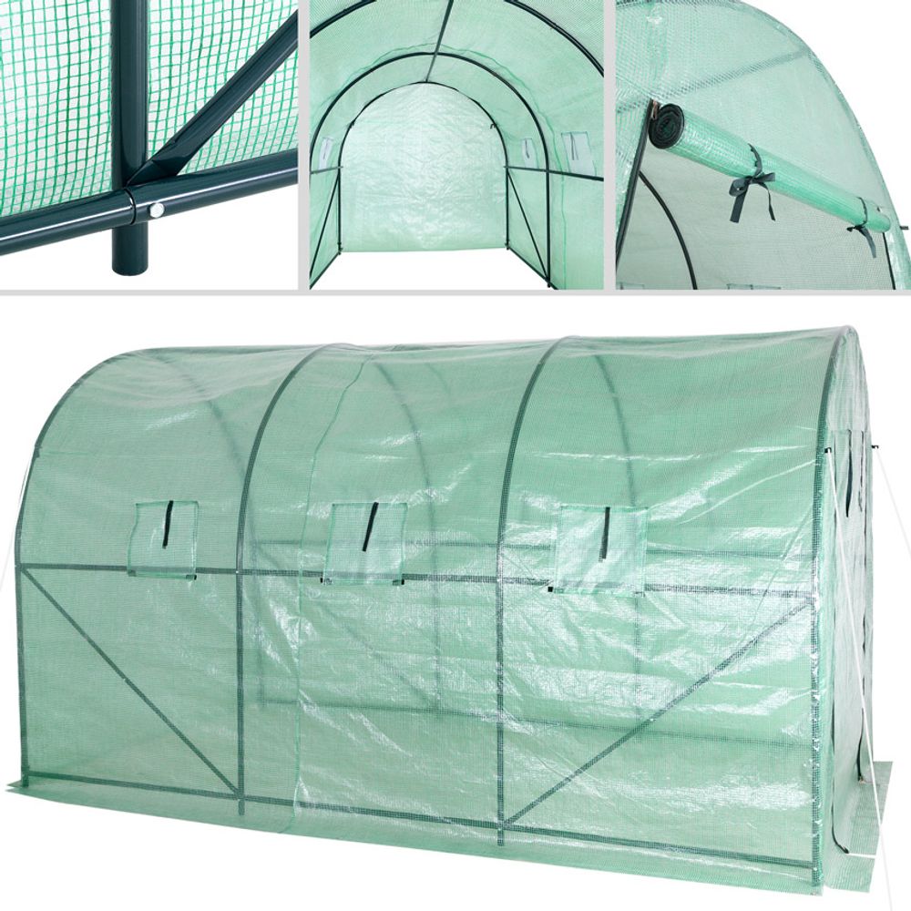 Gardebruk foliedrivhus 350x200x200cm