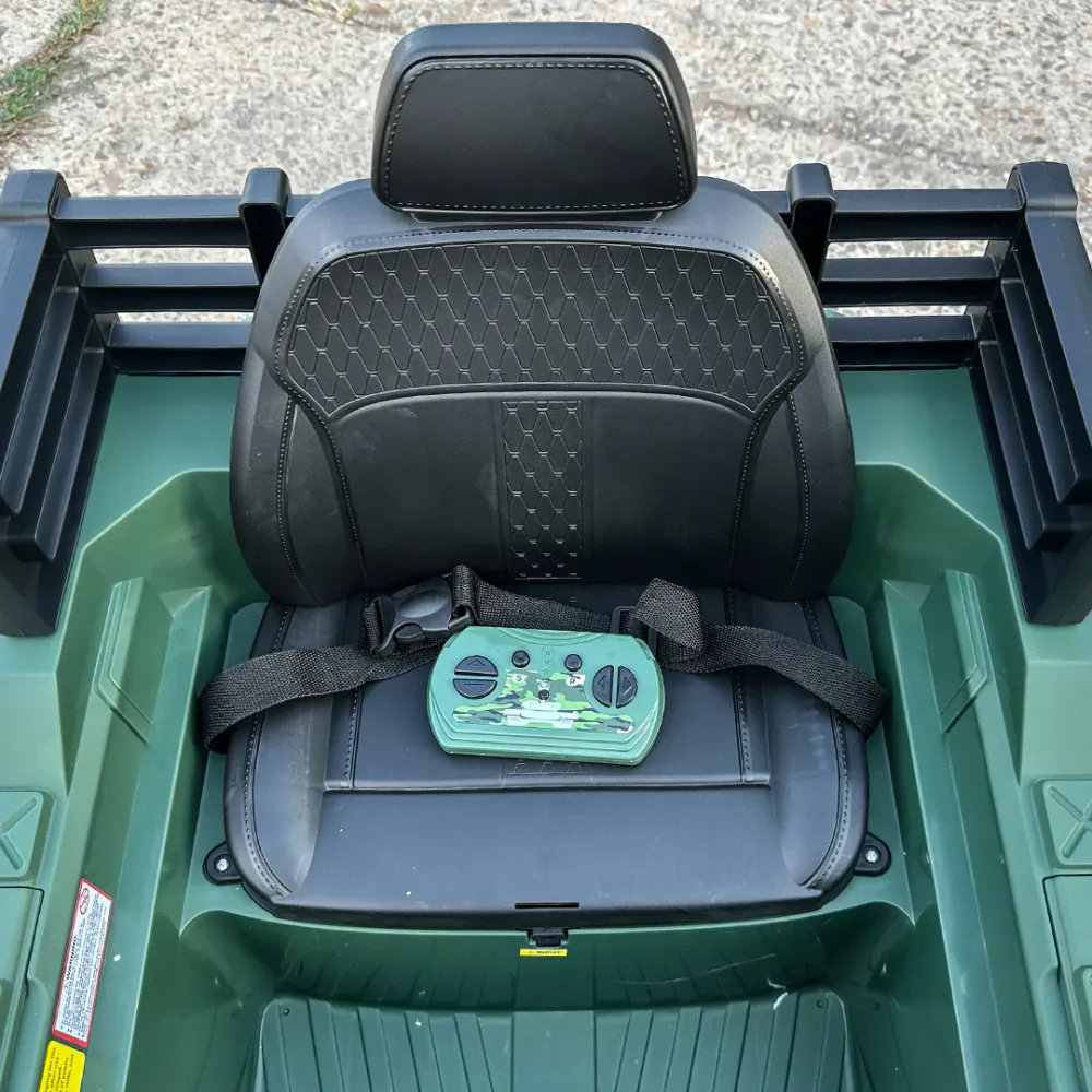 Elektrisk tank for barn 12 V med fjernkontroll og kanontårn