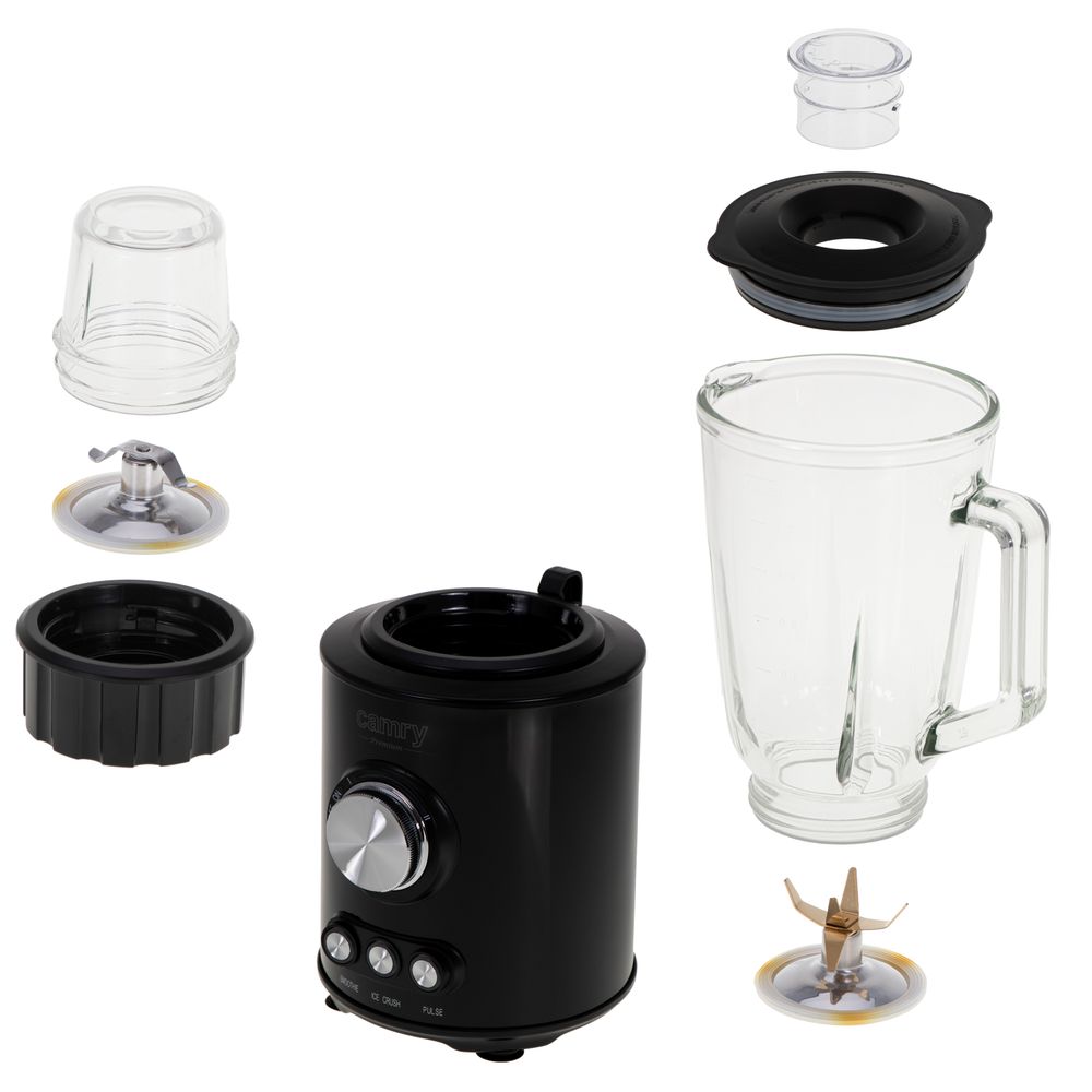 Camry blender med glasskanne 1800w - 1,5 liter