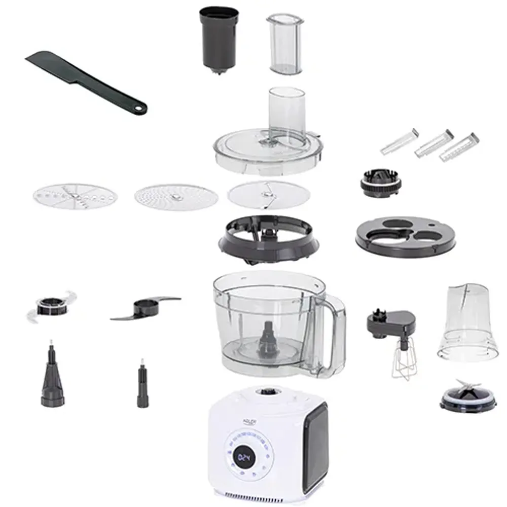 Food Processor 12-i-1 med LCD - 1000 W