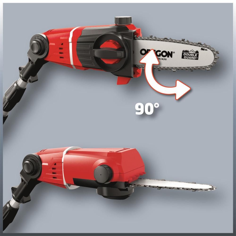 Einhell batteridrevet grensag med teleskop 18v