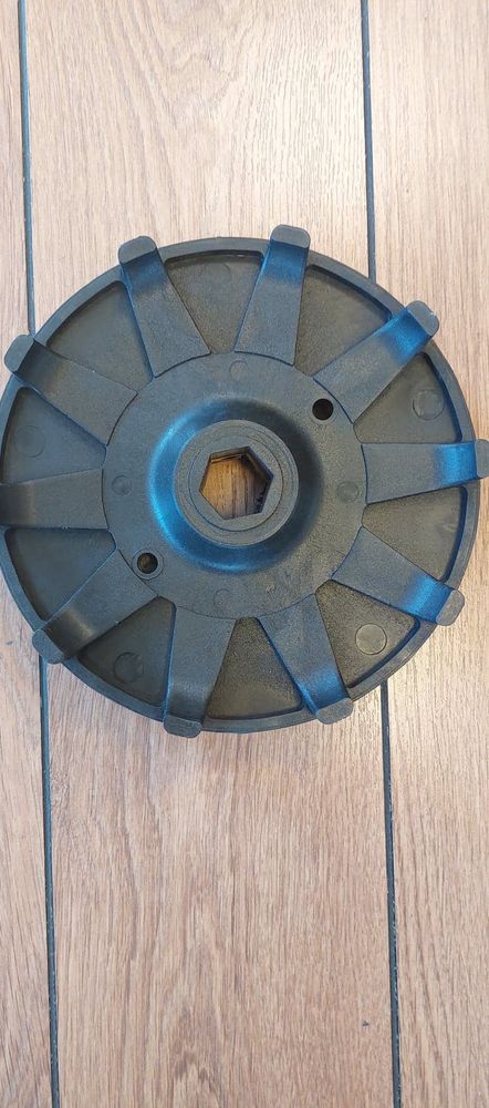 Hjul til kjørebelte hexagon senter Ø-19 cm