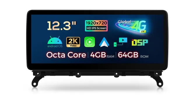 Hovedbilde BMW X3 F25 X4 F26 NBT EVO Android 13 DAB+ 12.3