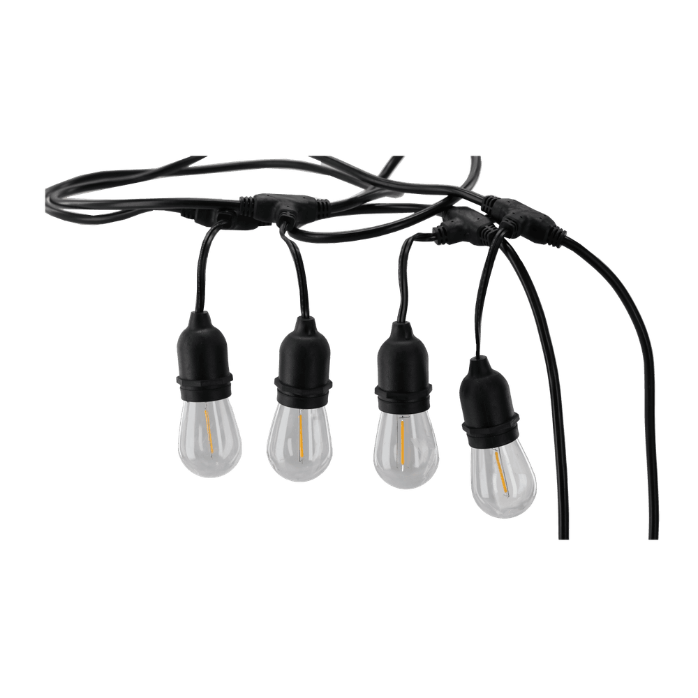 Lysslynge 20 m med 20 LED - varm hvit