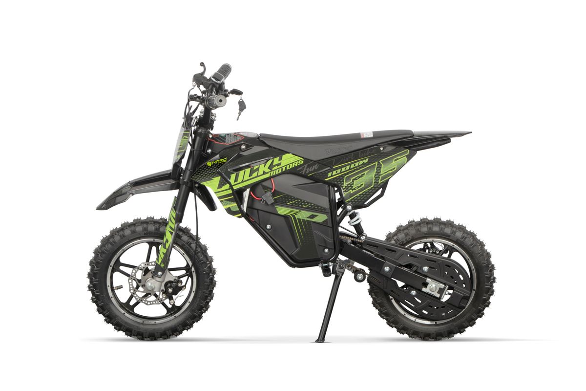 Lucky Fun 1000W el-dirtbike barn 10