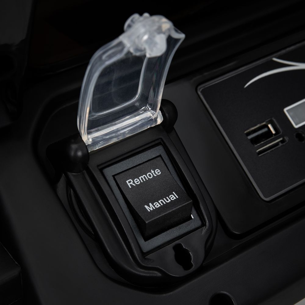 Elbil for barn Jeep Wrangler Rubicon - hvit/sort