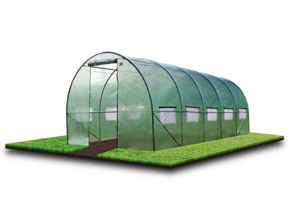 Hagetunnel drivhus 8 x 3 x 2 m 5-seksjons UV4
