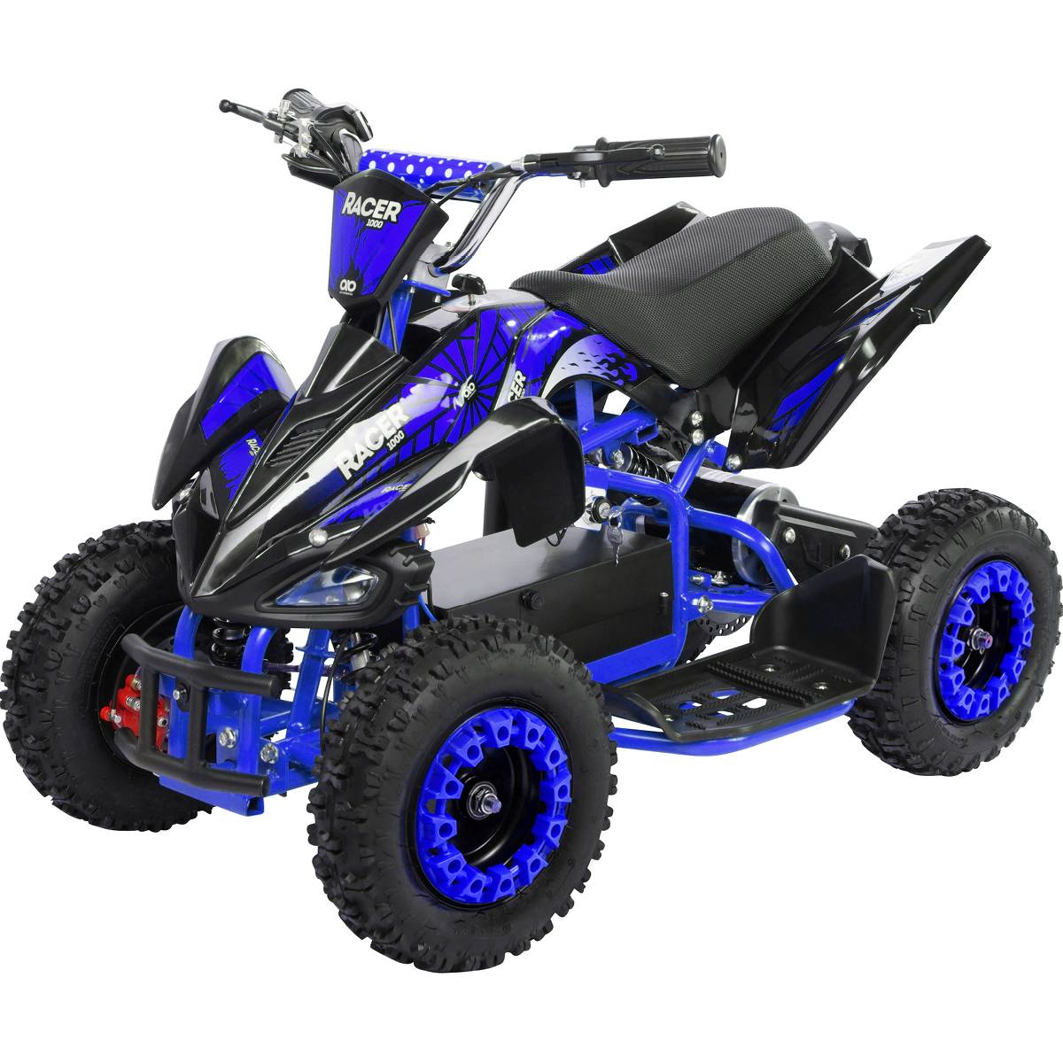 Miniquad elektrisk Racer 1000 W blå