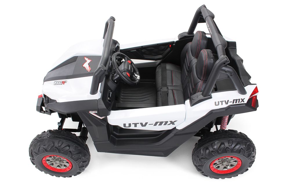 Elektrisk bil - UTV buggy - 2 seter - 140 watt - hvit