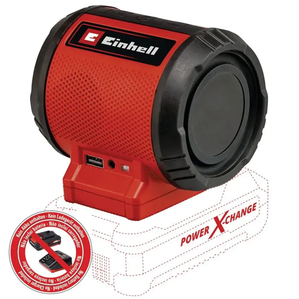 Einhell batteridrevet høyttaler TC-SR 18 Li BT - Solo