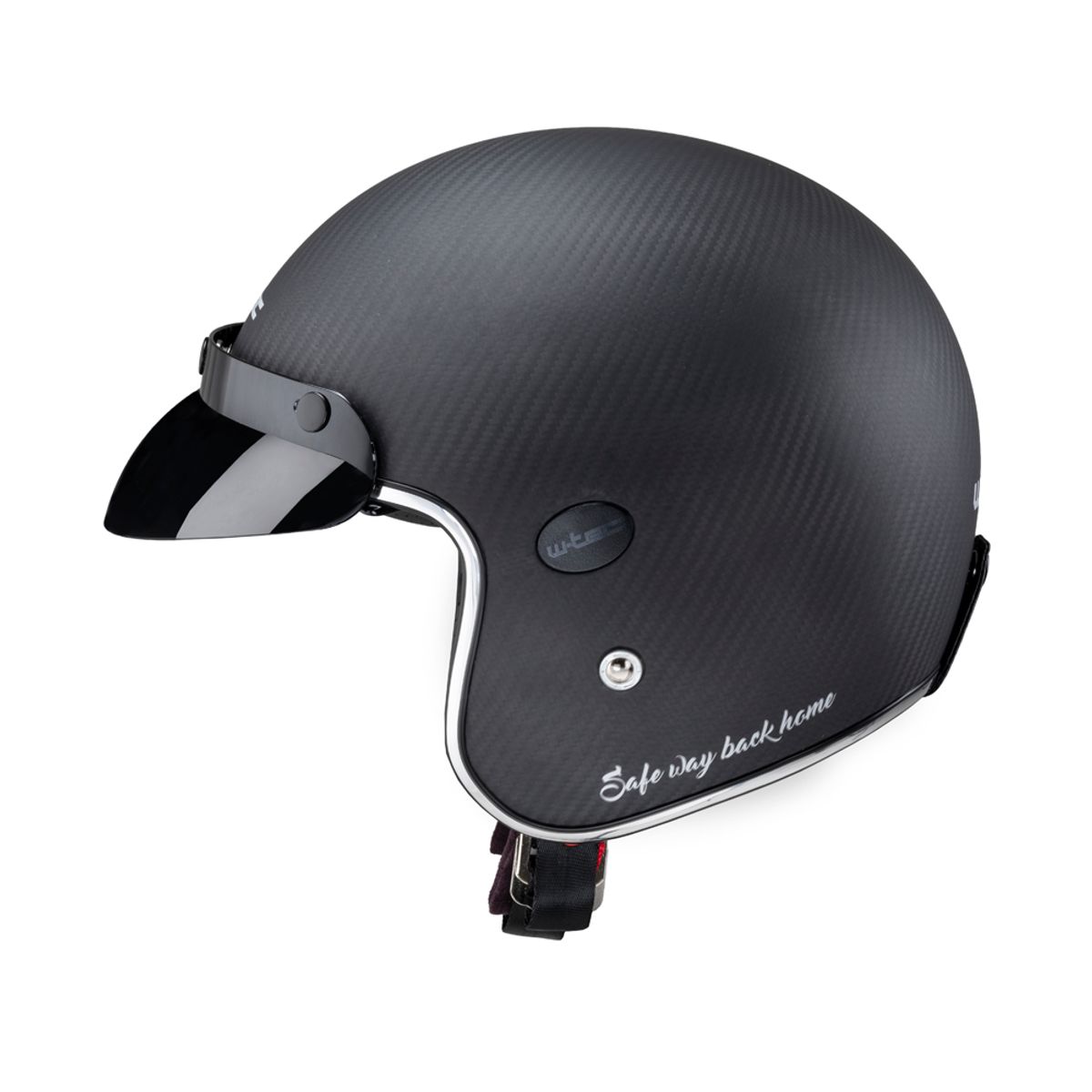 MC-hjelm W-TEC Vacabro SWBH – ultralett karbonhjelm