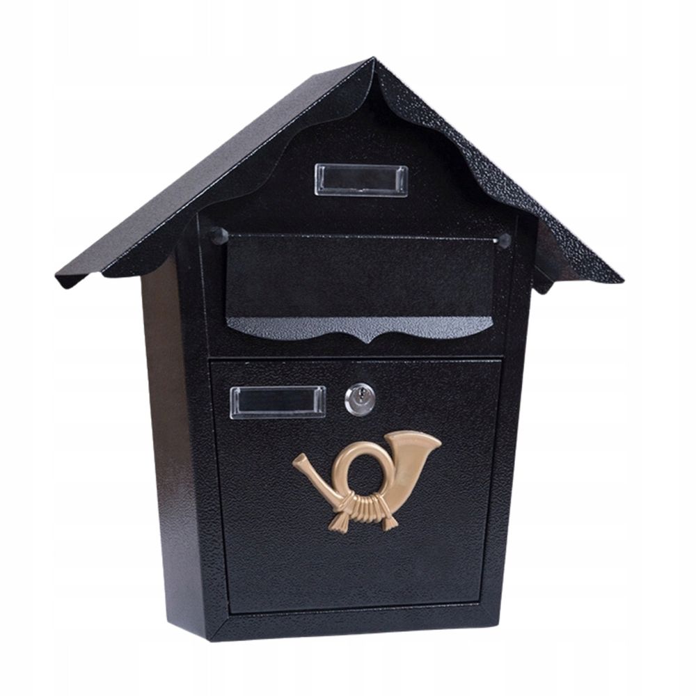 Postkasse RAVEN med lås - 37x36,5x10 cm