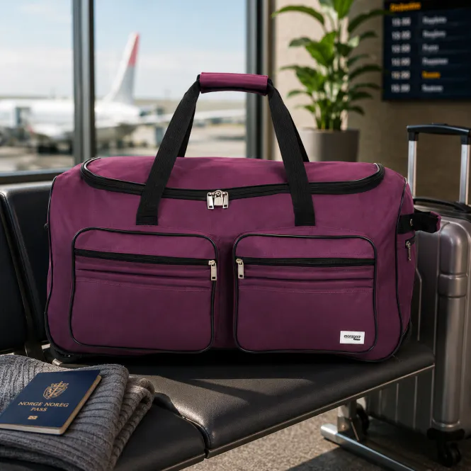 Hovedbilde Reisebag med hjul 85L - lilla