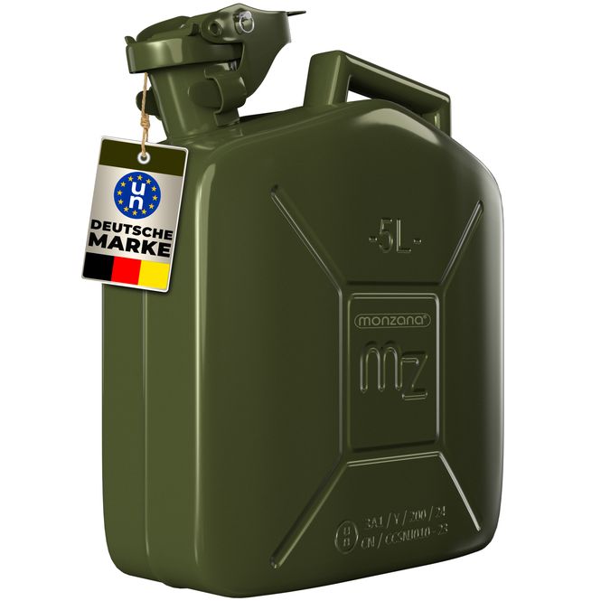 Hovedbilde Metall Bensinkanne 5–6 L - Grønn