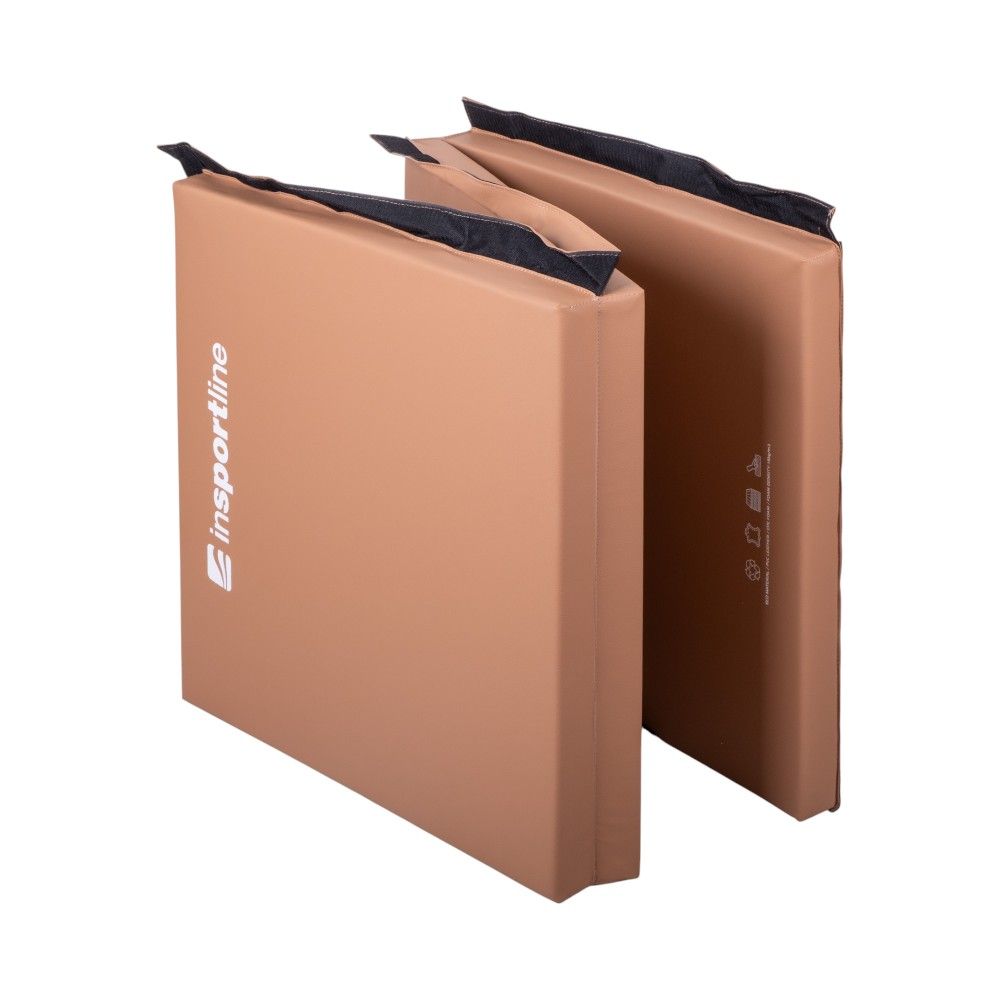 Sammenleggbar treningsmatte 180x60x5cm - Mocha Mousse