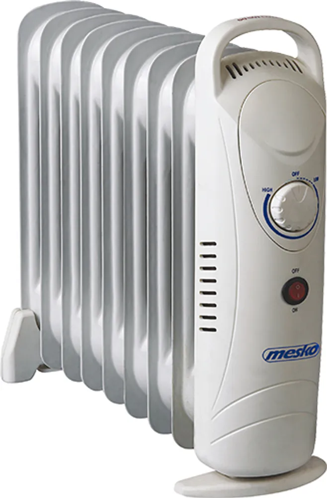 Oljefylt radiator 1000 W med 9 ribber - Mesko