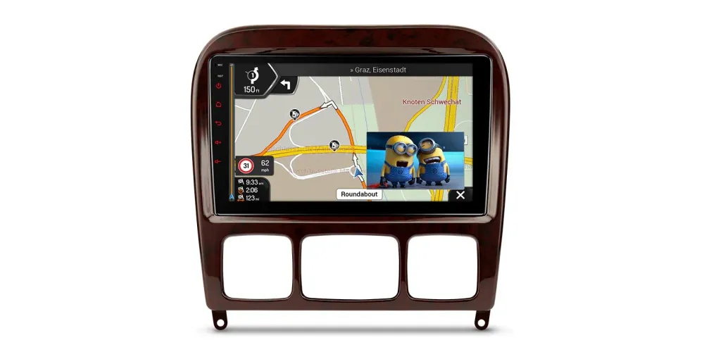 Android bilstereo Mercedes S-Klasse W220 1998–2005 4G