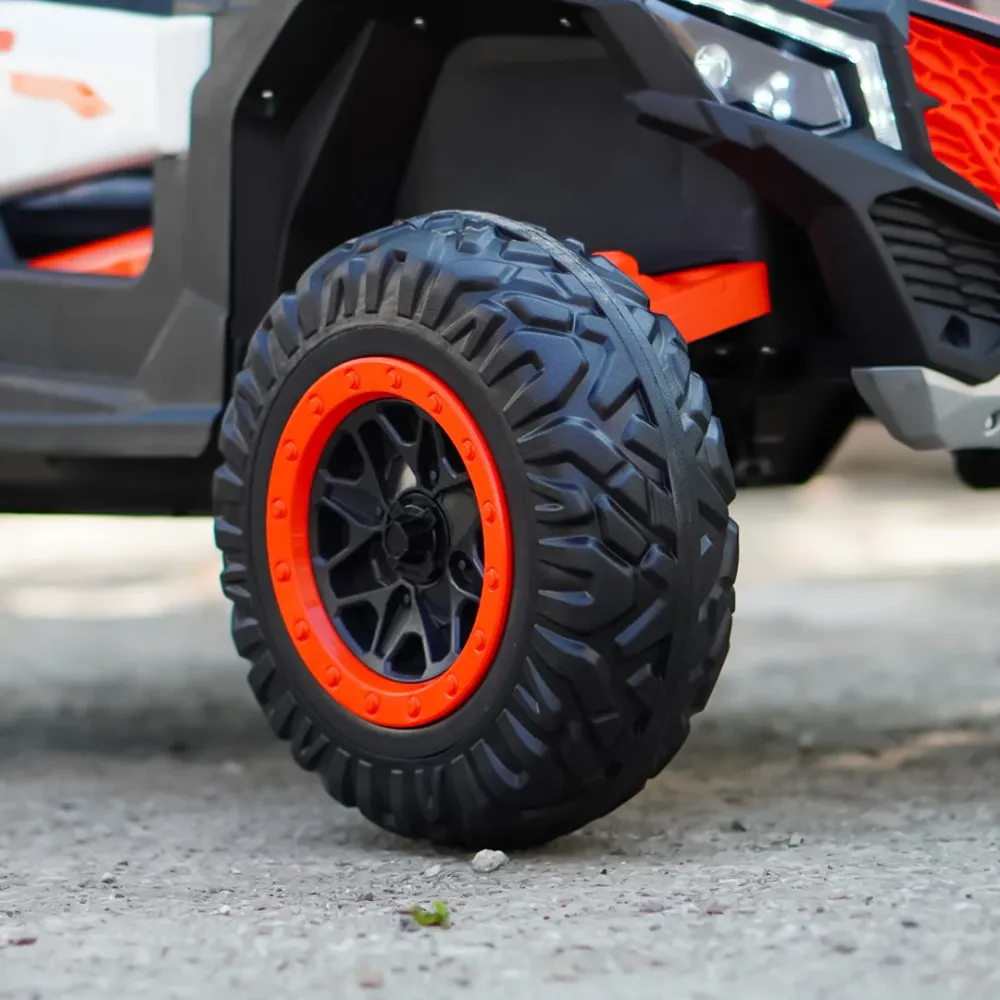 Warrior UTV for barn 2-6 år 4x4 oransje - 12V