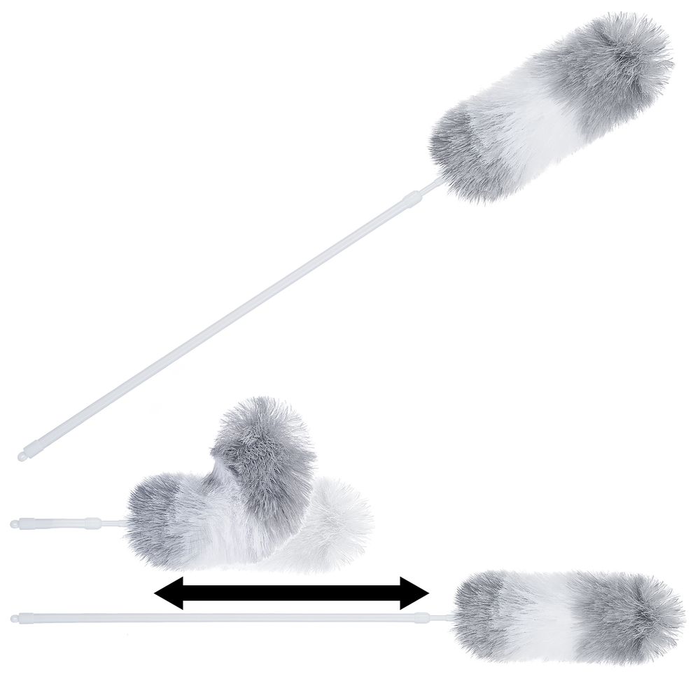 Teleskopisk støvkost i mikrofiber 75–110 cm – 2-pakning