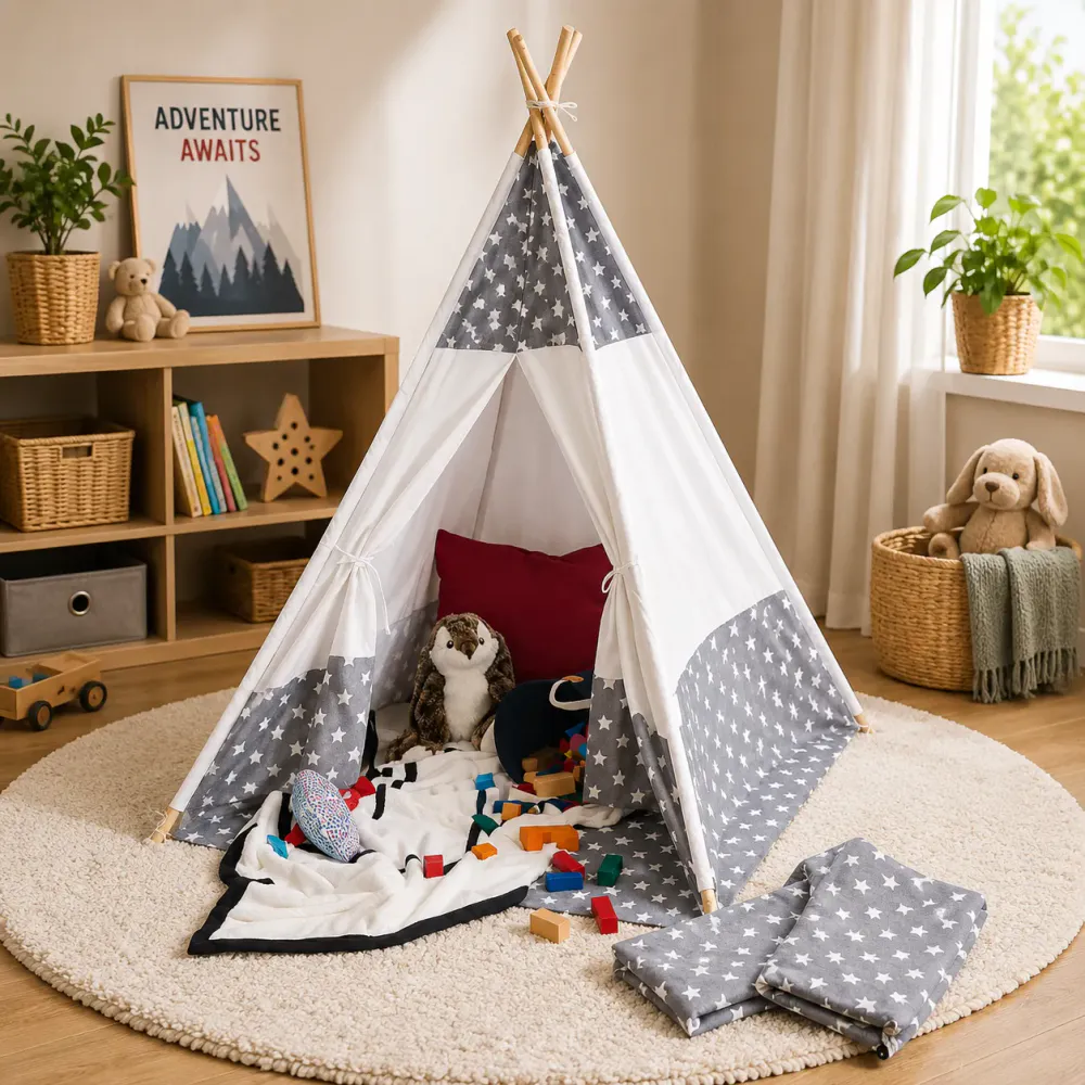 Pinolino Jakara tipi-telt med bunnmatte