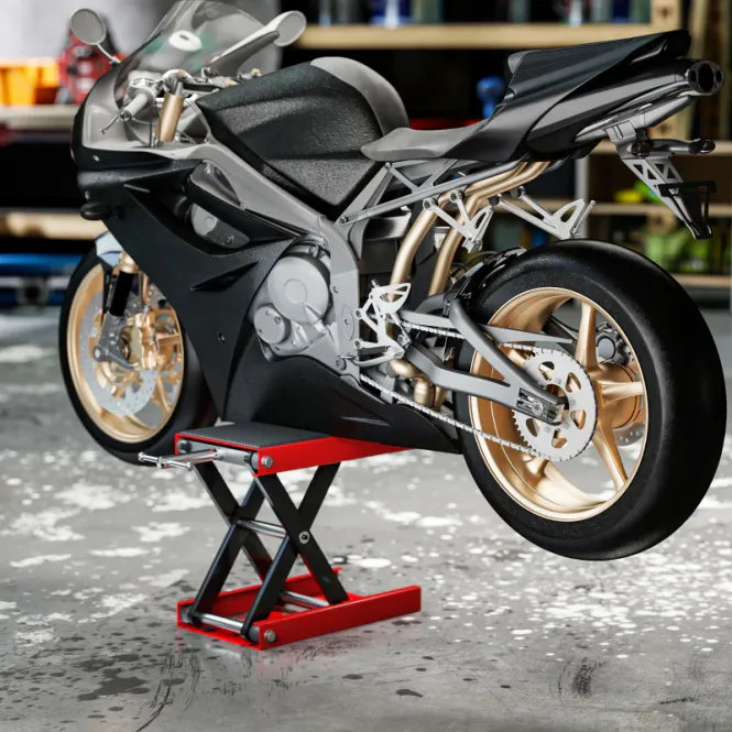 Hovedbilde Motorsykkelløfter 500 kg – Justerbar 10–37 cm