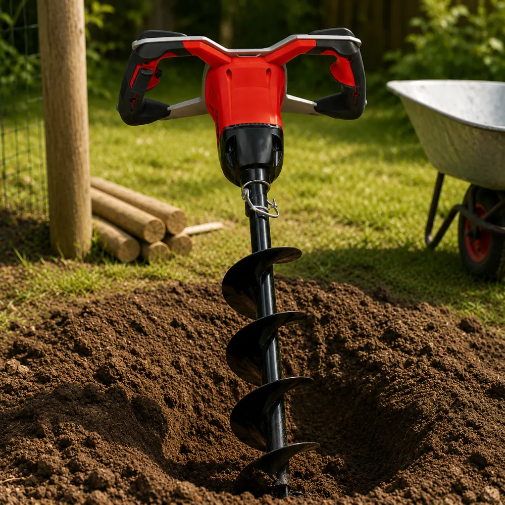 Batteridrevet jordbor 18V med børsteløs motor - Einhell
