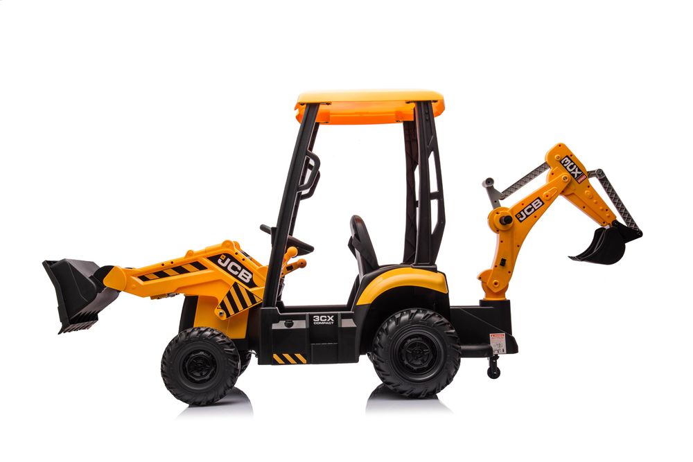 JCB 4-i-1 Traktor for barn 12V med fjernkontroll