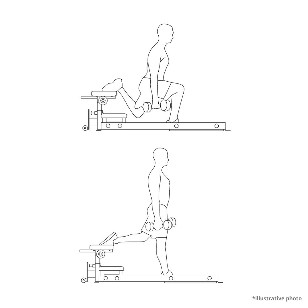 Hip Thrust inSPORTline X-NT HT10 - kompakt treningsbenk