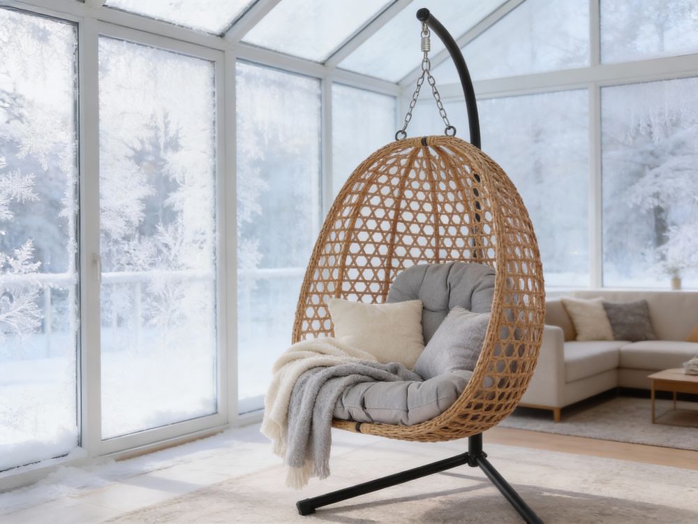 Boho hengestol Natura i flettverk