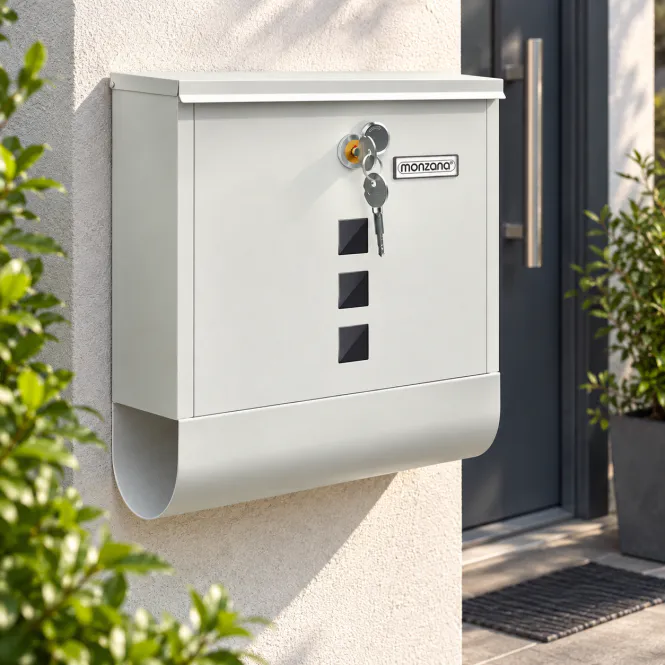 Hovedbilde Moderne postkasse med avisrom – monzana®