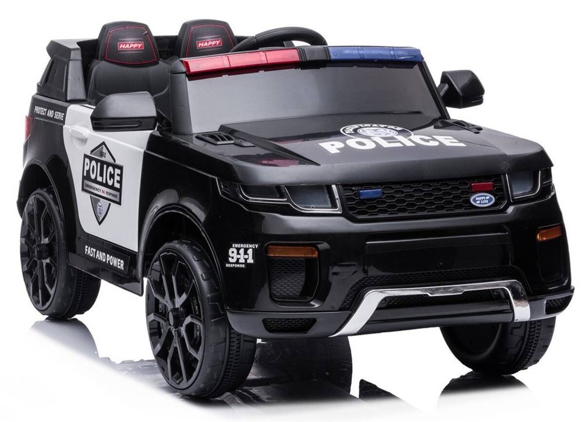 Elbil Politibil med 2 seter SUV 12V med fjernkontroll