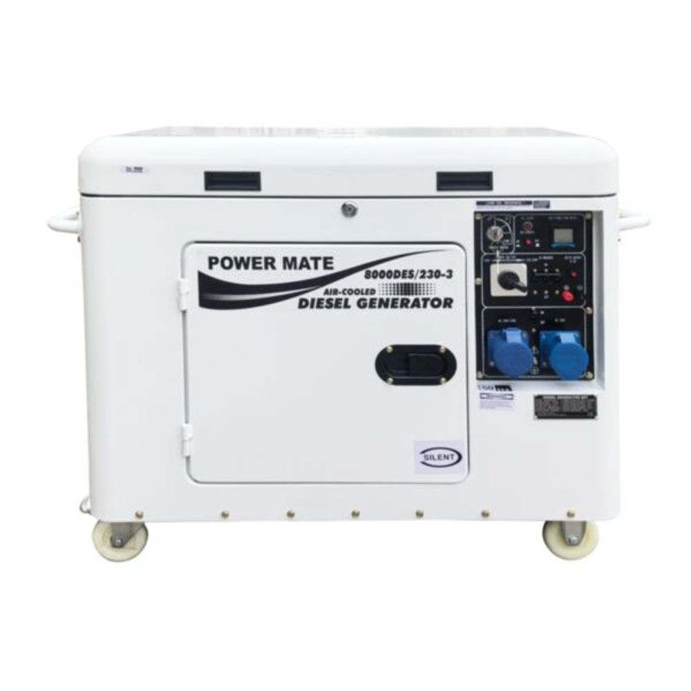 Power Mate 8000DES dieselaggregat 3-fase 230V Duopower