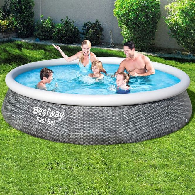 Hovedbilde Bestway Fast Set bassengsett - Ø396cm