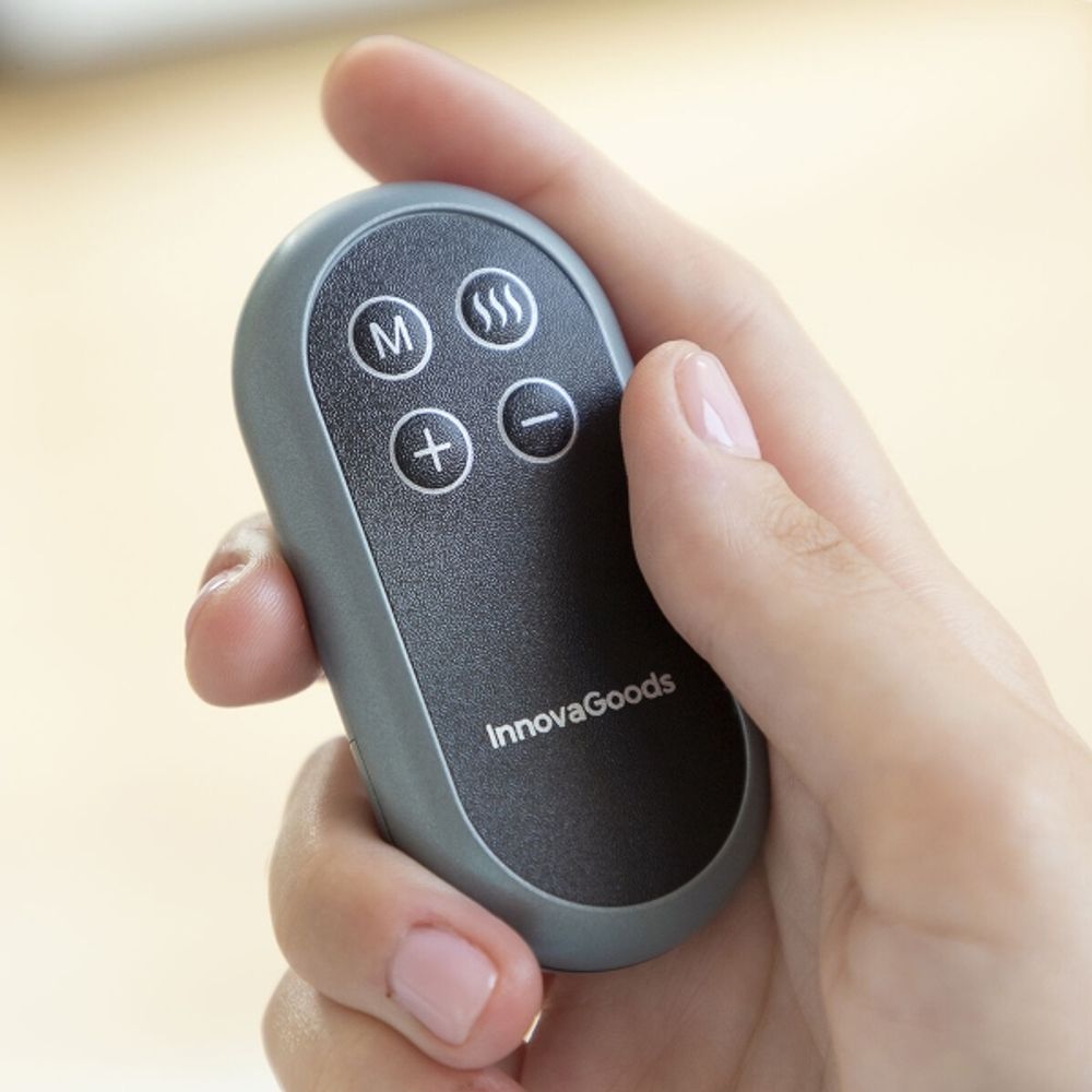 Oppladbar nakkemassasjeapparat med fjernkontroll