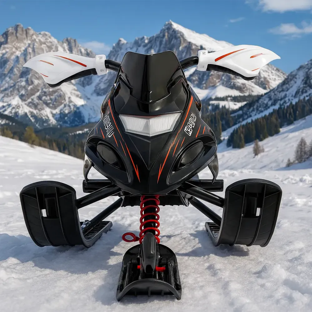 Rattkjelke Svart opp til 60kg Ski-Doo design -122 cm 