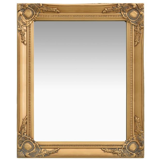 Hovedbilde Veggspeil barokkstil 50x60 cm rektangel - gull