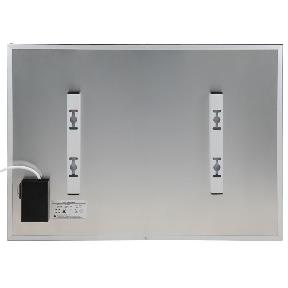 Infrarød speilvarmer 200 W rektangulær 70 x 50 cm – Heidenfeld HF-HS300