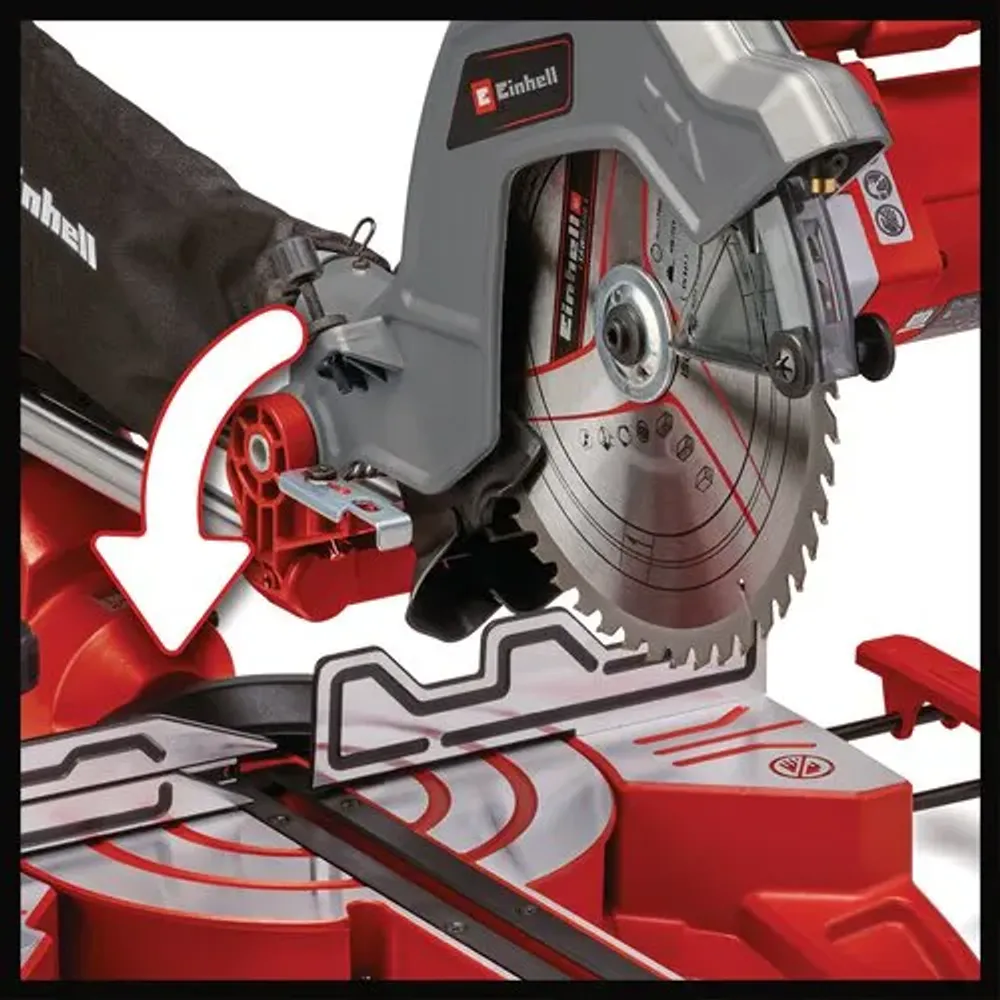 Einhell kapp-/gjæringssag med uttrekk TC-SM 254