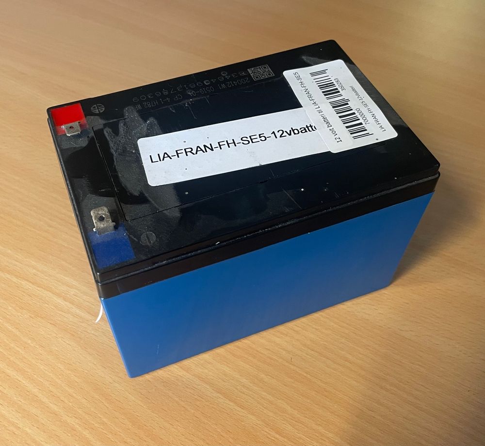 12 volt batteri til LIA-FRAN-FH-SE5