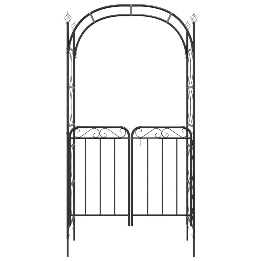 Hagebue med port og spir - 108x45x235 cm