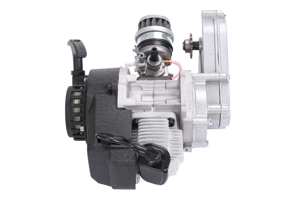 49cc Dirtbike Motor 14ZS | 2-takts Svart m/ Girkasse