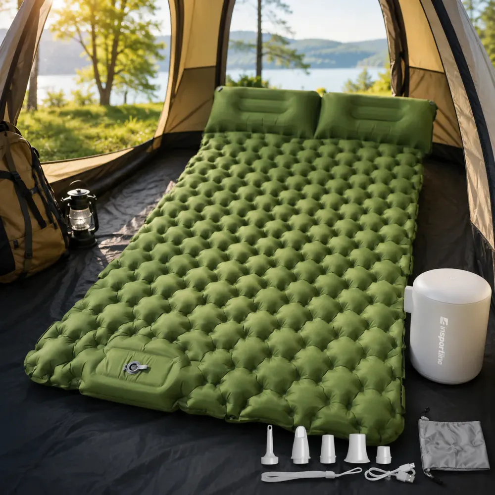 Oppblåsbar madrass til 2 pers - 192x125 cm