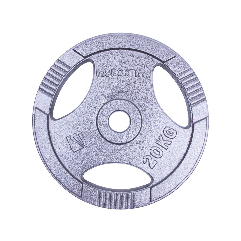 Hamerton vektplate 1.25-25 kg - 30 mm inSPORTline 