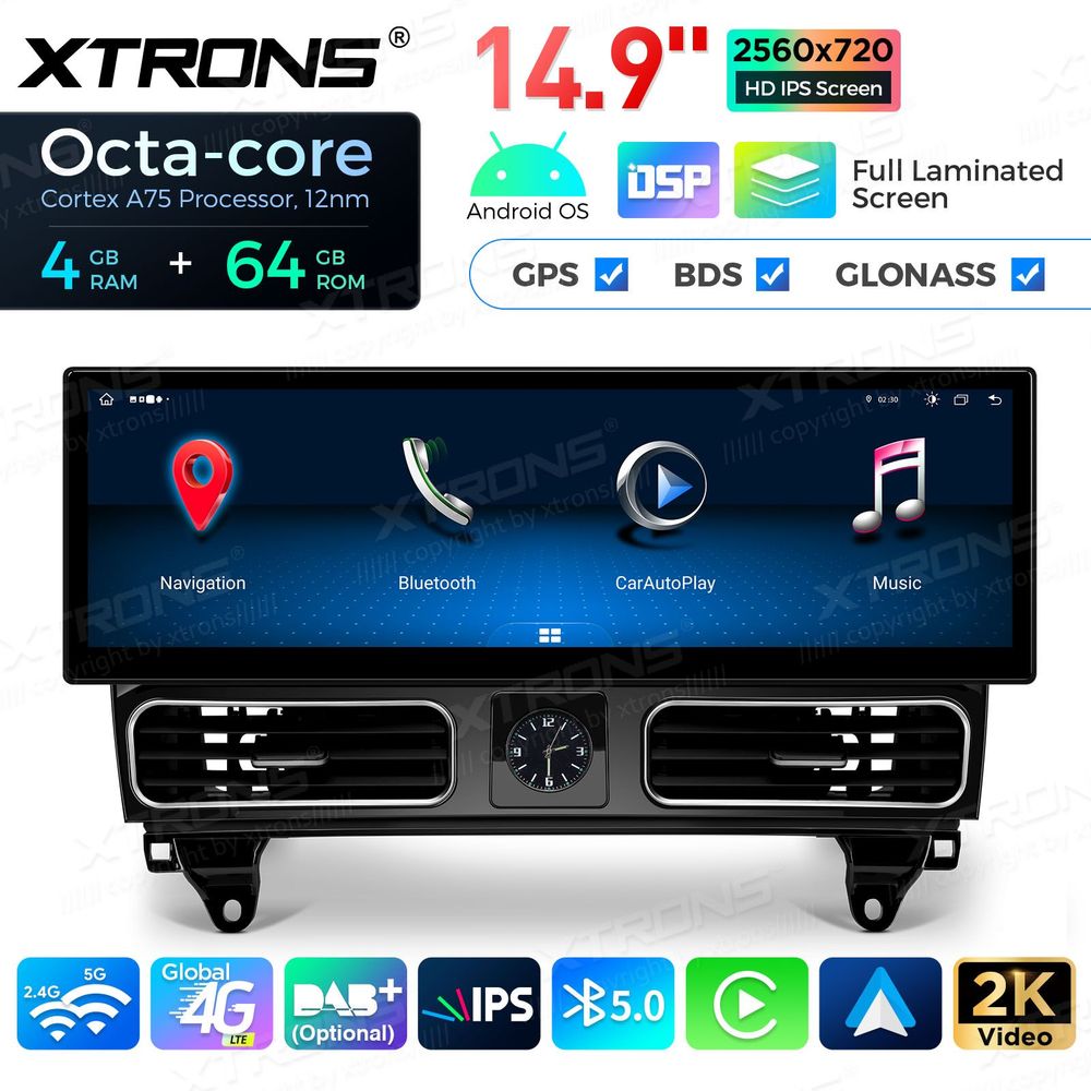 Mercedes-Benz W166 - X166 Android DAB+ Stereo | 14.9