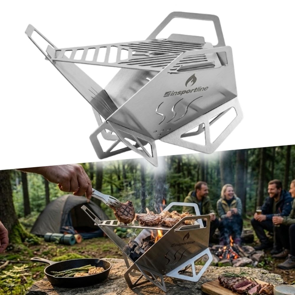 Sammenleggbar camping kullgrill inSPORTline Lotris