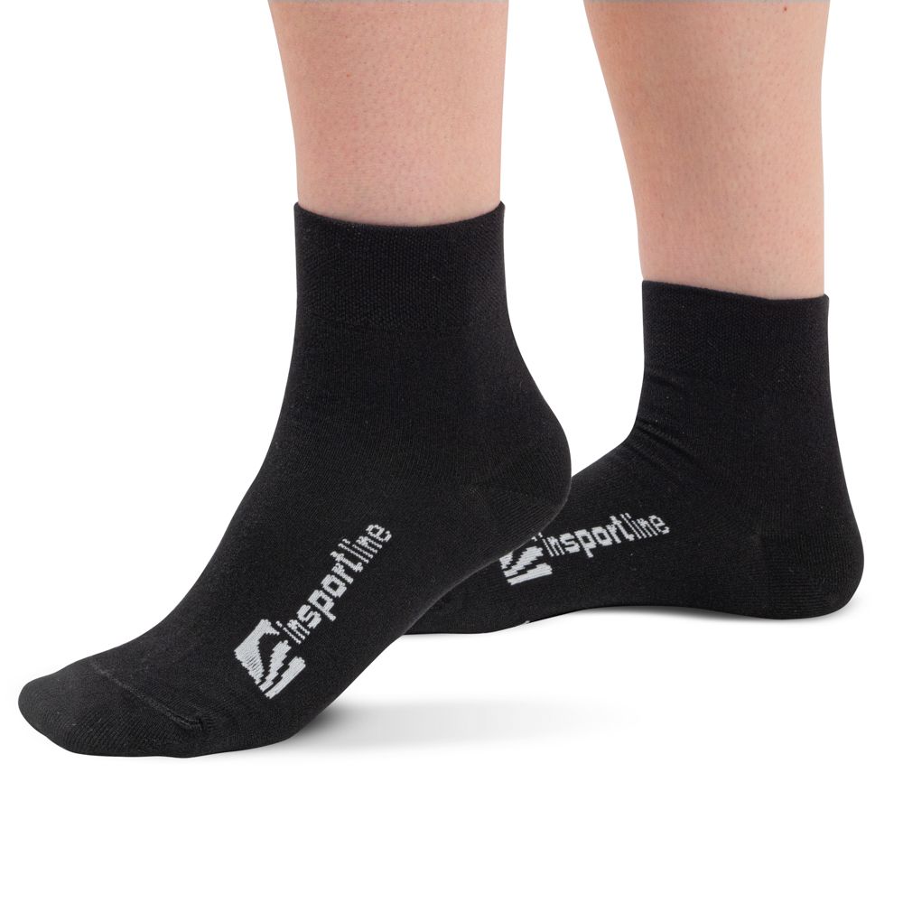 Bambussokker Crew Silvatic AG+ antibakterielle - sort 3 pk