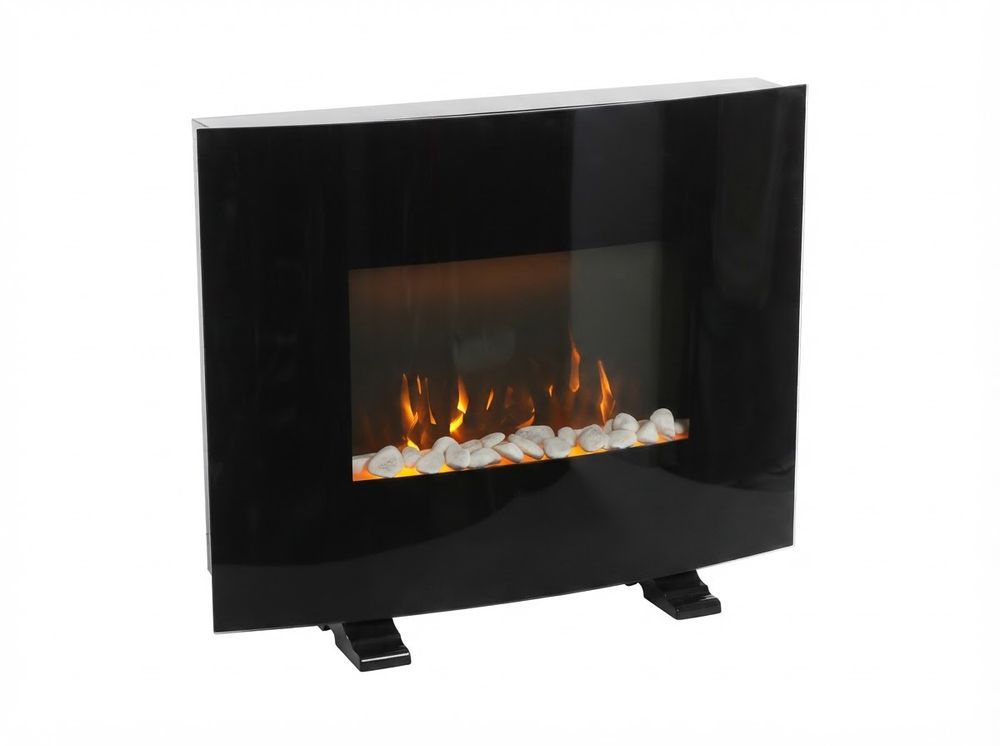 Elektrisk peis 1000/2000 W for vegg eller gulv – 61 cm