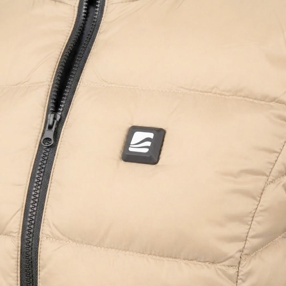 Varmejakke inSPORTline WARMatera beige - kvinner