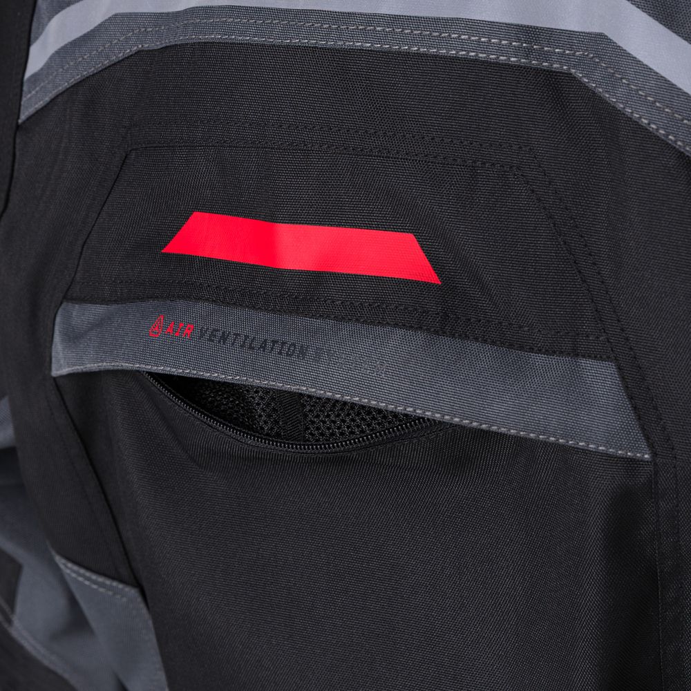 W-TEC Radana dame motorsykkeljakke 3-lags​​​​​​​ Sort - Grå - Grønn