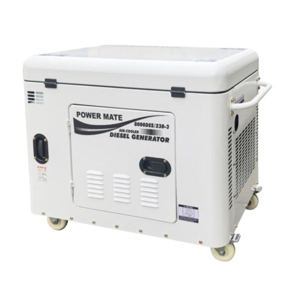 Power Mate 8000DES dieselaggregat 3-fase 230V Duopower